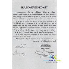 Huurcontract 1915 Goede Woning H&A